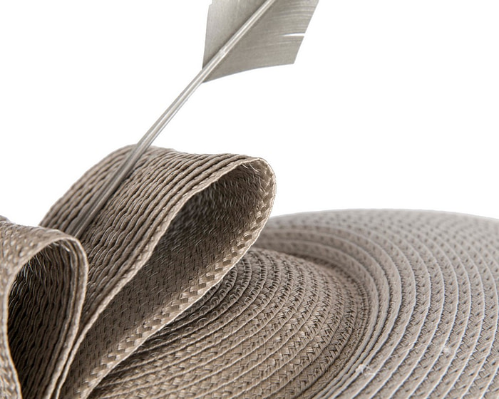 Silver "saucer" fascinator hat by Max Alexander - Image 5