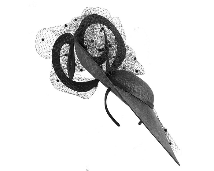 Large black racing hatinator by Fillies Collection - Image 2