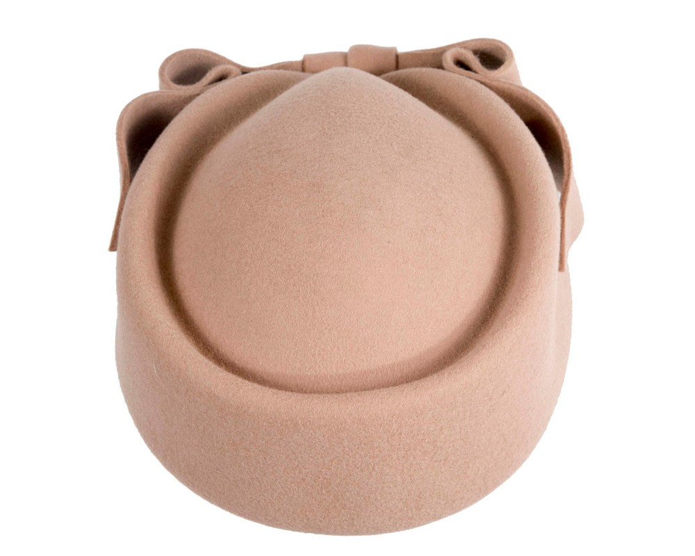 Beige Max Alexander Felt Pillbox Hat – Classic Winter Style - Hats From OZ Beige Max Alexander Felt Pillbox Hat – Classic Winter Style - Image 3