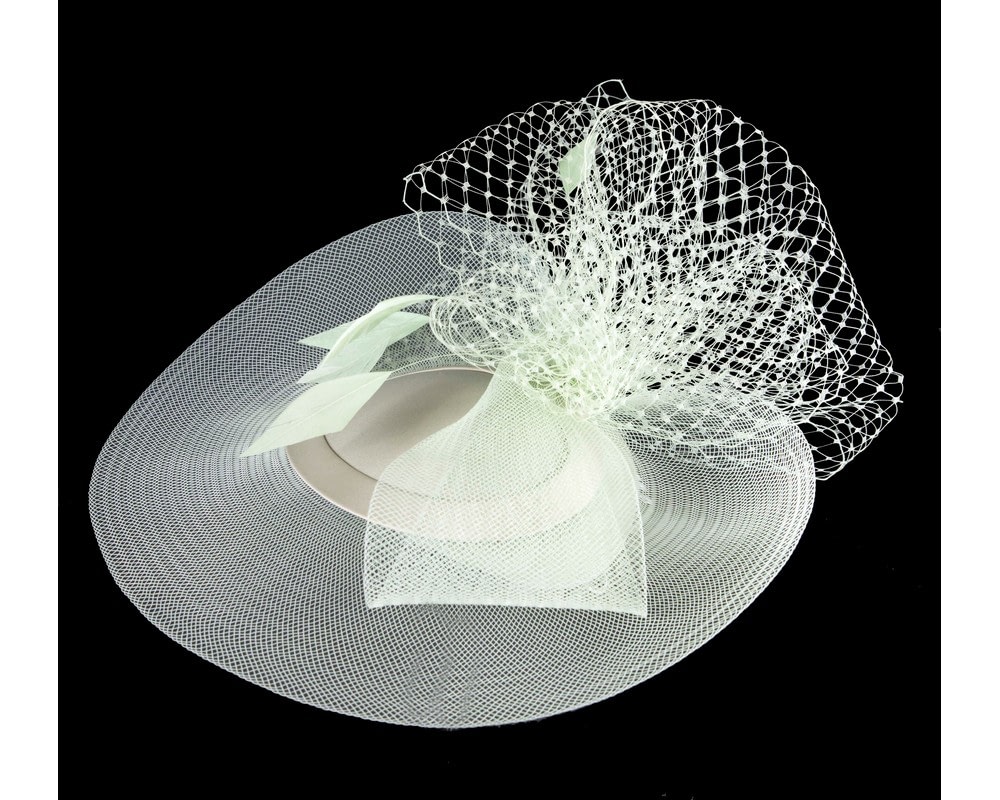 Fascinators Online - Mint Green custom made cocktail hat