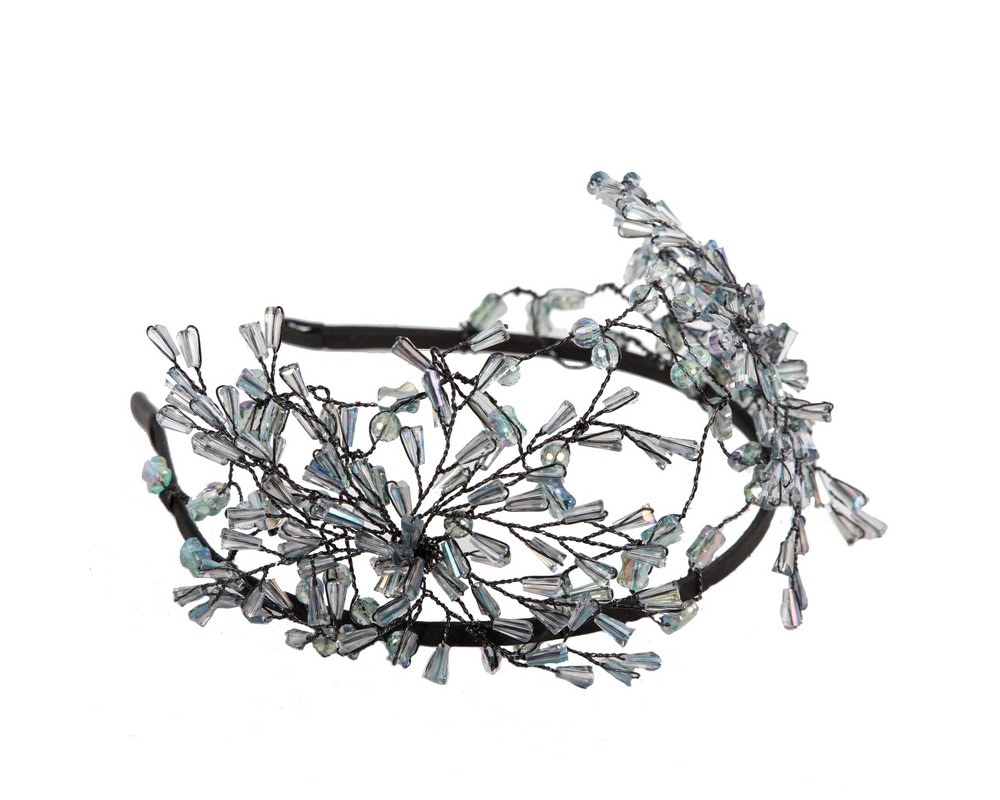 Crystal headband by Cupids Millinery Melbourne - Hats From OZ Crystal headband by Cupids Millinery Melbourne - Image 2