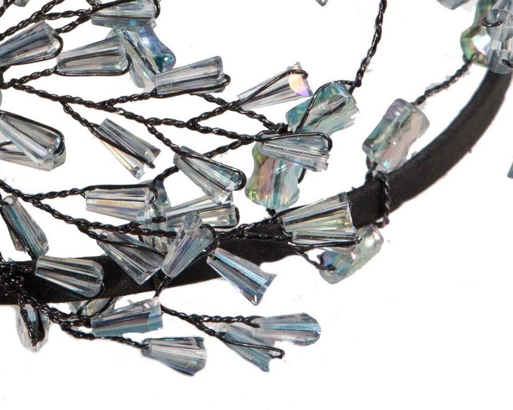 Crystal headband by Cupids Millinery Melbourne - Hats From OZ Crystal headband by Cupids Millinery Melbourne - Image 3