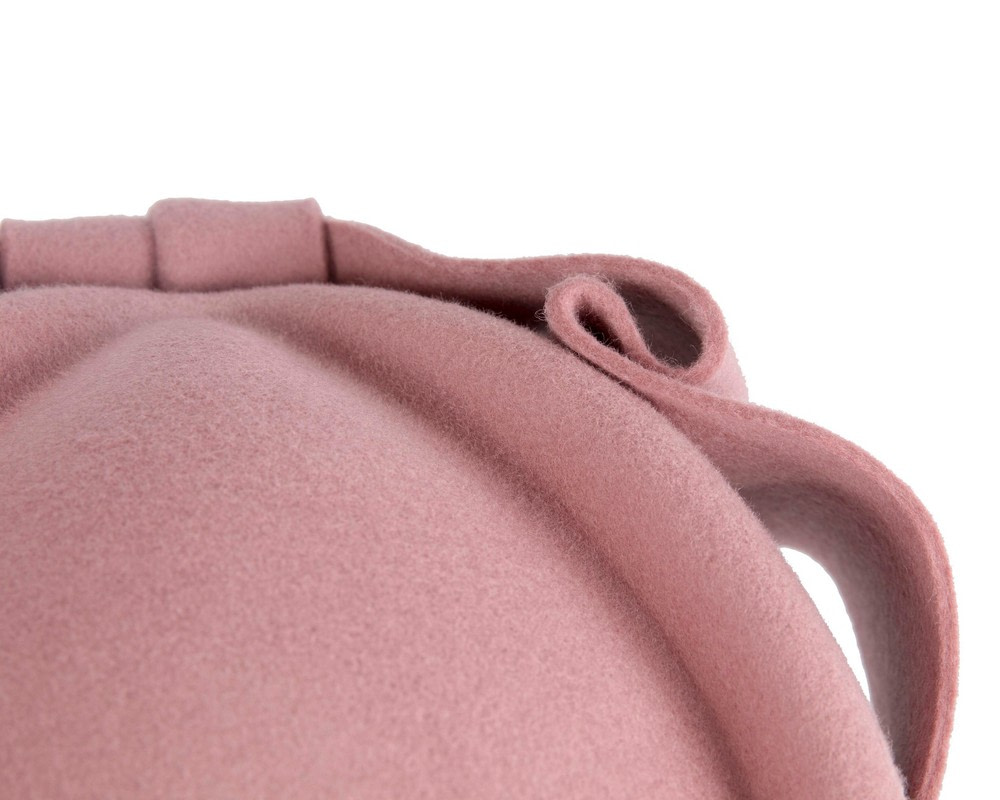 Dusty Pink Max Alexander Felt Pillbox Hat – Classic Winter Style - Hats From OZ Dusty Pink Max Alexander Felt Pillbox Hat – Classic Winter Style - Image 6