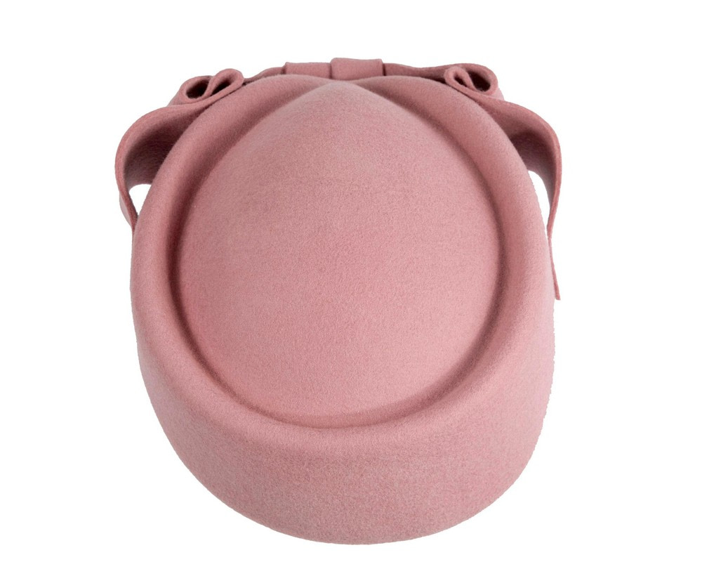 Dusty Pink Max Alexander Felt Pillbox Hat – Classic Winter Style - Hats From OZ Dusty Pink Max Alexander Felt Pillbox Hat – Classic Winter Style - Image 3