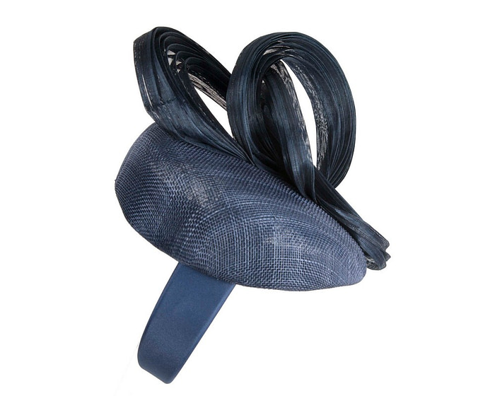 Exclusive navy pillbox fascinator by Fillies Collection - Image 4