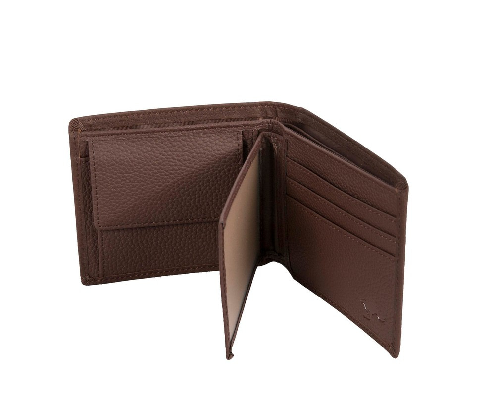 Brown Kangaroo Leather Mens Wallet Two Fold - Hats From OZ | 5786BR Brown Kangaroo Leather Mens Wallet Two Fold - Hats From OZ