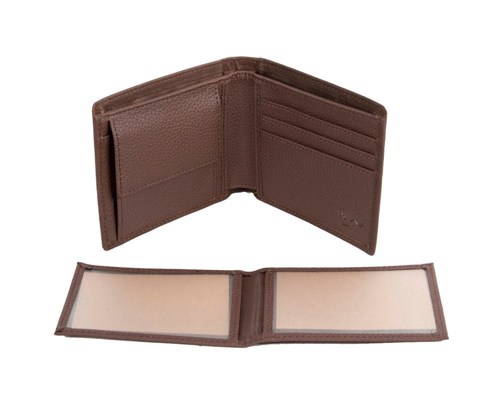 Brown Kangaroo Leather Mens Wallet Two Fold - Hats From OZ Brown Kangaroo Leather Mens Wallet Two Fold - Image 3