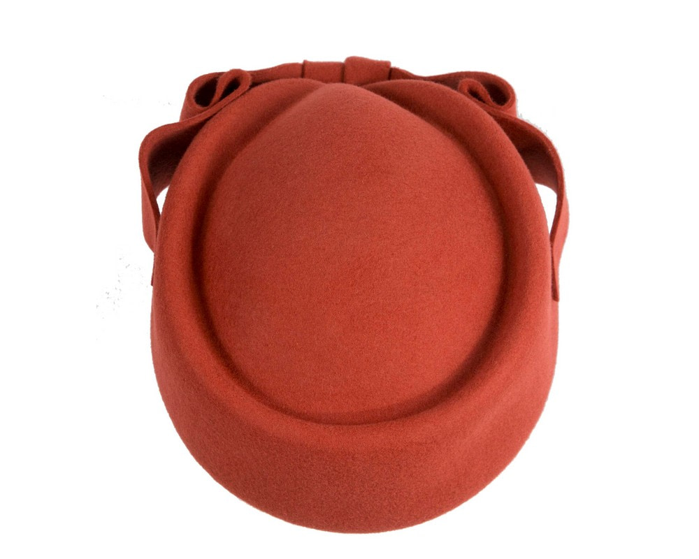 Rust Max Alexander Felt Pillbox Hat – Classic Winter Style - Hats From OZ Rust Max Alexander Felt Pillbox Hat – Classic Winter Style - Image 3