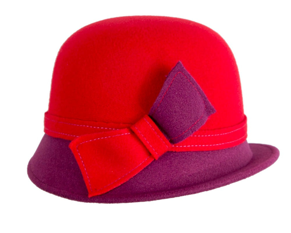 Red & Wine Winter Fashion Hat by Max Alexander - Hats From OZ Red & Wine Winter Fashion Hat by Max Alexander - Image 4