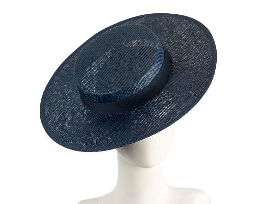 Fascinators Online - Max Alexander Navy Boater Hat