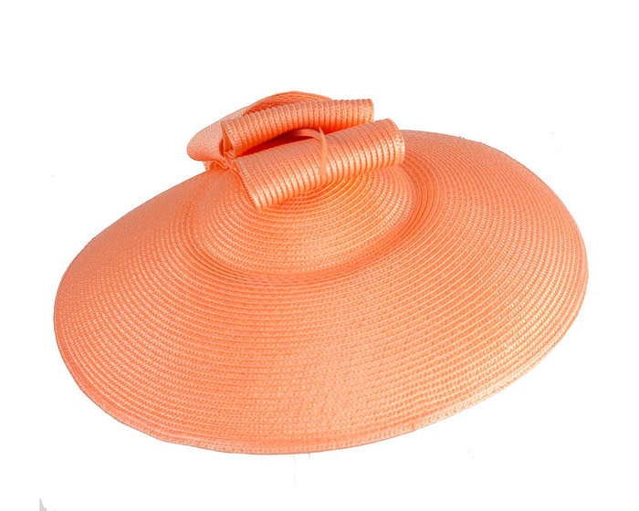 Coral "saucer" fascinator hat by Max Alexander - Image 4