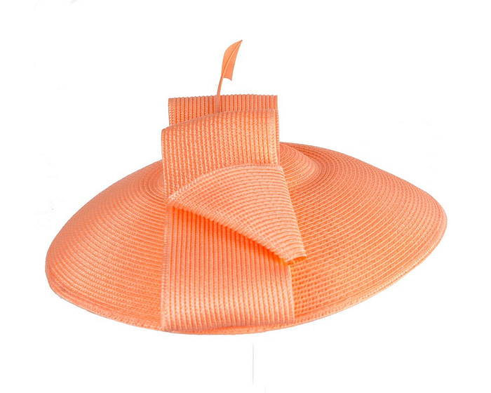 Coral "saucer" fascinator hat by Max Alexander - Image 3