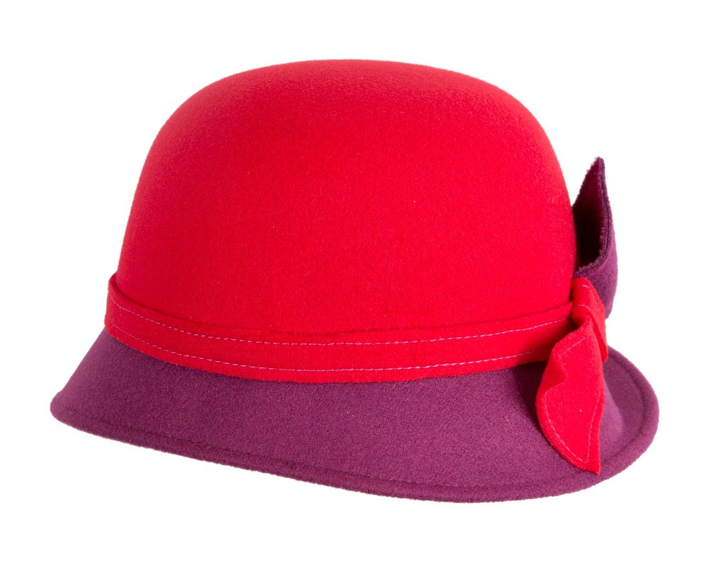 Red & Wine Winter Fashion Hat by Max Alexander - Hats From OZ Red & Wine Winter Fashion Hat by Max Alexander - Image 6