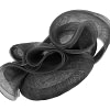 Black pillbox racing fascinator with wave by Fillies Collection - Image 2