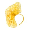 Yellow designers racing fascinator by Fillies Collection - Image 2