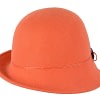 Orange ladies winter felt cloche hat by Max Alexander - Image 6