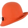Orange ladies winter felt cloche hat by Max Alexander - Image 2