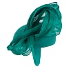 Bespoke teal pillbox with bow by Fillies Collection - Image 3