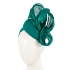 Bespoke teal pillbox with bow by Fillies Collection