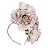 Large silver & lilac flower headband by Max Alexander - Image 4