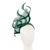 Bespoke dark green navy racing fascinator by Fillies Collection