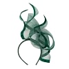 Bespoke dark green navy racing fascinator by Fillies Collection - Image 4