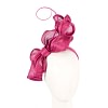 Twisted fuchsia racing fascinator by Fillies Collection