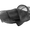 Black custom made cocktail hat by Cupids Millinery - Image 3