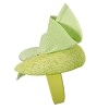 Lime green racing pillbox fascinator by Fillies Collection - Image 3