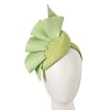 Lime green racing pillbox fascinator by Fillies Collection