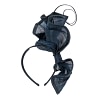 Twisted navy racing fascinator by Fillies Collection - Image 4