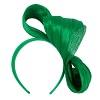 Green bow racing fascinator by Fillies Collection - Image 4