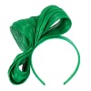 Green bow racing fascinator by Fillies Collection - Image 2
