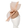 Bespoke beige winter racing fascinator by Fillies Collection