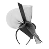 Bespoke black winter racing fascinator by Fillies Collection - Image 6