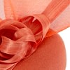 Bespoke orange winter racing fascinator by Fillies Collection - Image 5