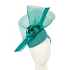Bespoke teal winter racing fascinator by Fillies Collection