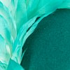 Teal winter feather fascinator by Fillies Collection - Image 5