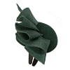 Green winter racing pillbox fascinator by Fillies Collection - Image 4