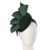 Green winter racing pillbox fascinator by Fillies Collection
