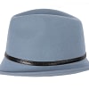 Light blue ladies felt fedora hat by Max Alexander - Image 3