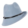 Light blue ladies felt fedora hat by Max Alexander - Image 2