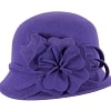 Purple winter fashion cloche hat by Max Alexander - Image 4