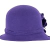 Purple winter fashion cloche hat by Max Alexander - Image 3