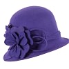 Purple winter fashion cloche hat by Max Alexander - Image 2