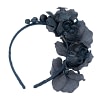 Navy orchid flower headband by Max Alexander - Image 4