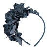 Navy orchid flower headband by Max Alexander - Image 2