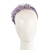 Lilac crystal headband by Max Alexander