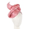 Bespoke pink black racing fascinator by Fillies Collection