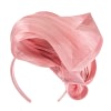 Bespoke pink black racing fascinator by Fillies Collection - Image 6